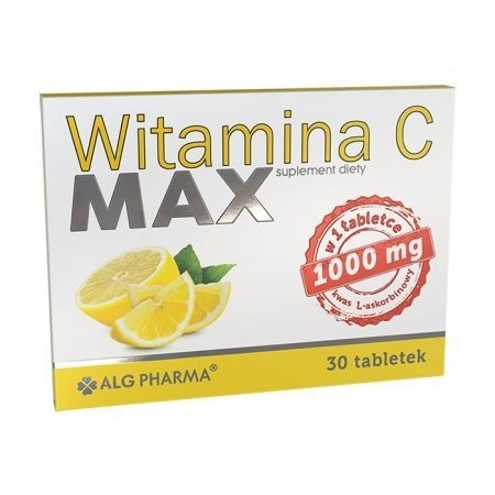 Alg Pharma Witamina C MAX 30 tabletek Alg Pharma Witamina C MAX 30 tabletek