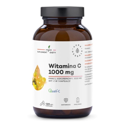 Aura Herbals Witamina C 1000 mg 120 kapsułek Aura Herbals Witamina C 1000 mg 120 kapsułek