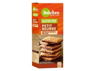 Balviten Herbatniki Petit Beurre Z Dodatkiem Polewy Kakaowej Bezglut. 115 g