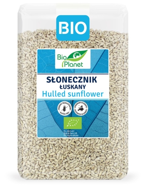 Bio Planet Słonecznik Łuskany Bezglutenowy BIO 1,5 kg Bio Planet Słonecznik Łuskany Bezglutenowy BIO 1,5 kg