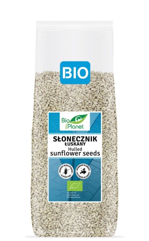 Bio Planet Słonecznik Łuskany Bezglutenowy BIO 800 g Bio Planet Słonecznik Łuskany Bezglutenowy BIO 800 g