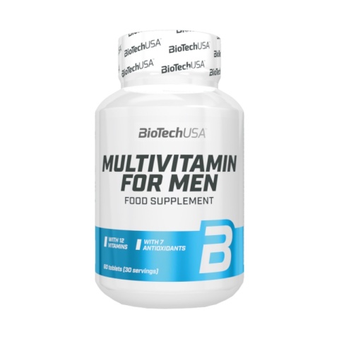 BioTech USA Multiwitaminy dla mężczyzn 60 tabletek BioTech USA Multiwitaminy dla mężczyzn 60 tabletek