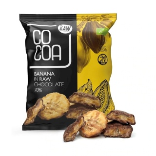 COCOA Banany w Surowej Czekoladzie BIO 70 g