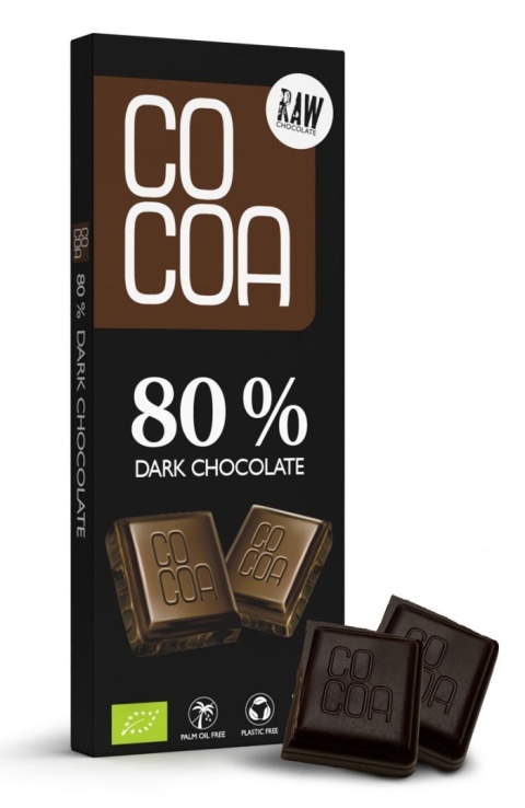 COCOA Czekolada Ciemna 80% BIO 40 g COCOA Czekolada Ciemna 80% BIO 40 g