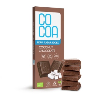 COCOA Czekolada Kokosowa Bez Dodatku Cukrów BIO 40 g