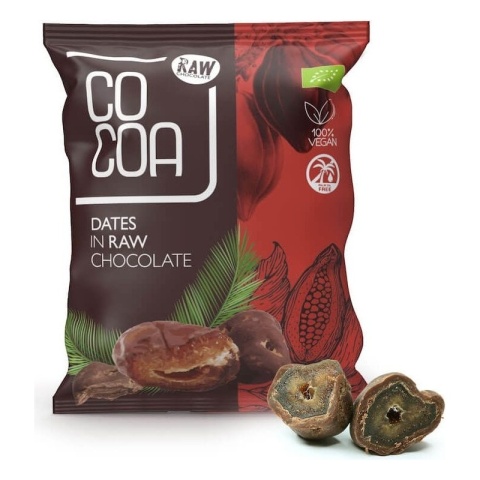 COCOA Daktyle W Surowej Czekoladzie BIO 70 g COCOA Daktyle W Surowej Czekoladzie BIO 70 g
