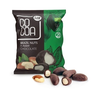 COCOA Orzechy Brazylijskie W Surowej Czekoladzie BIO 70 g