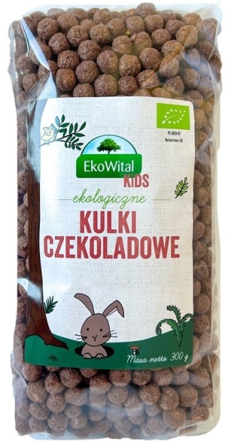 EKOWITAL Kulki czekoladowe BIO 300 g