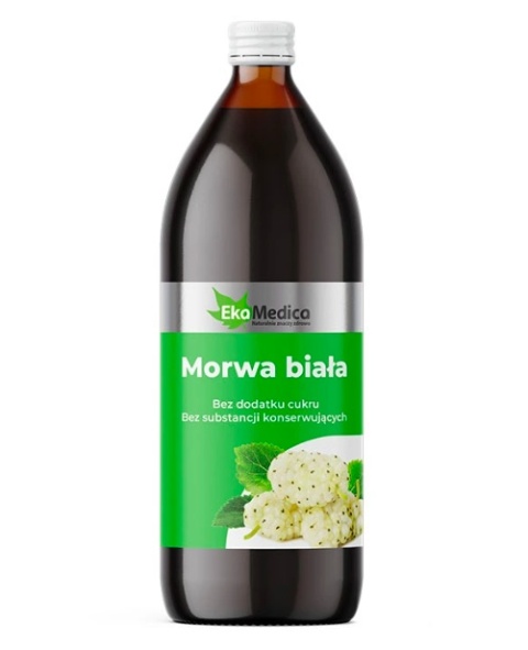 EkaMedica Sok z morwy białej 1l EkaMedica Sok z morwy białej 1l
