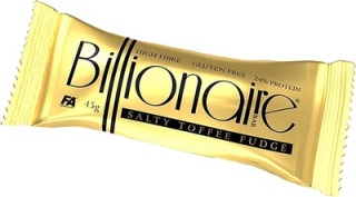 FA Billionaire bar Baton Proteinowy 45 g o smaku solonego toffi