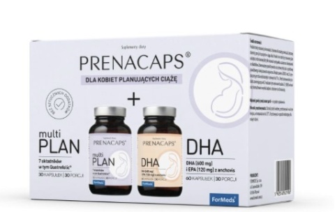 ForMeds Prenacaps MultiPlan + DHA 60+ 30 kapsułek ForMeds Prenacaps MultiPlan + DHA 60+ 30 kapsułek
