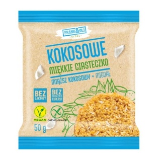 Frank&Oli Ciastko Miękkie Kokosowe z Migdałami 50g