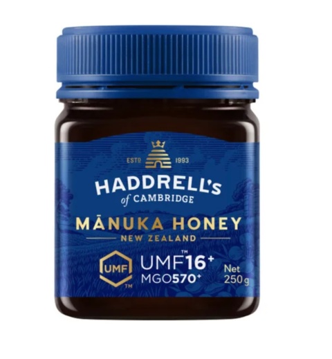 Haddrell's Miód Manuka UMF16+ MGO570+ 250 g Haddrell's Miód Manuka UMF16+ MGO570+ 250 g