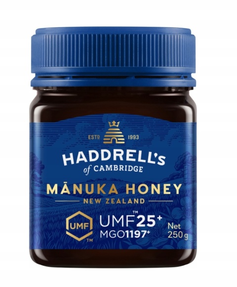 Haddrell's Miód Manuka UMF25+ MGO1197+ 250 g Haddrell's Miód Manuka UMF25+ MGO1197+ 250 g