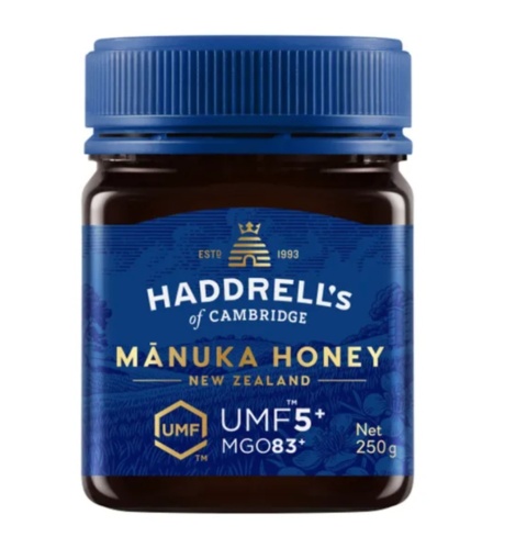 Haddrell's Miód Manuka UMF5+ MGO83+ 250 g Haddrell's Miód Manuka UMF5+ MGO83+ 250 g