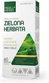 Medica Herbs Zielona Herbata 60 kapsułek Medica Herbs Zielona Herbata 60 kapsułek