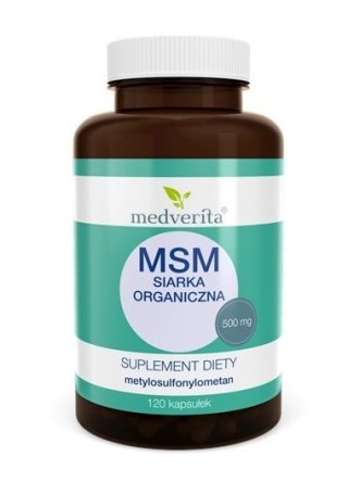 Medverita MSM 500 mg 120 kapsułek