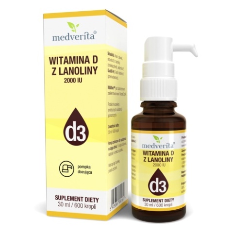 Medverita Witamina D3 2000 IU 30 ml Medverita Witamina D3 2000 IU 30 ml