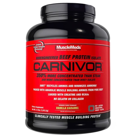 MuscleMeds Carnivor o smaku waniliowo karmelowym 1915 g MuscleMeds Carnivor o smaku waniliowo karmelowym 1915 g