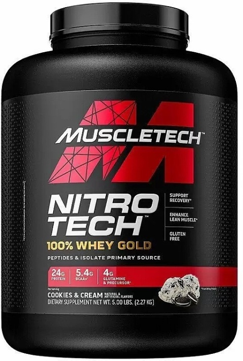 MuscleTech Nitro-Tech o smaku ciastka z kremem 2270 g MuscleTech Nitro-Tech o smaku ciastka z kremem 2270 g