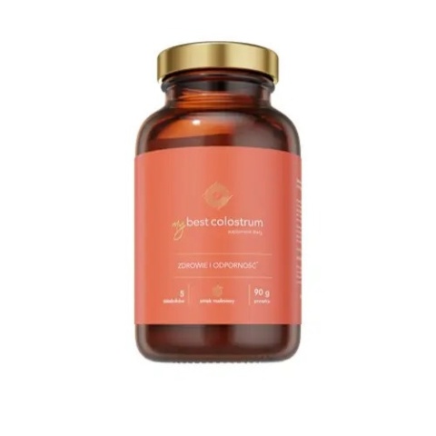 MyBestPharm MyBestColostrum proszek 90 g smak malinowy MyBestPharm MyBestColostrum proszek 90 g smak malinowy
