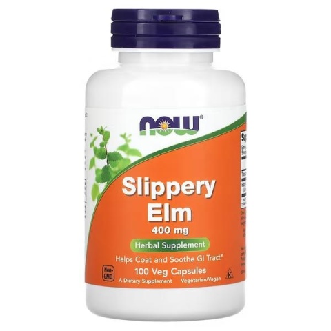 Now Foods Slippery Elm 400 mg 100 vege kapsułek Now Foods Slippery Elm 400 mg 100 vege kapsułek