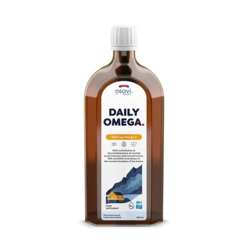 Osavi Daily Omega Marine 1600 mg Omega 3 500 ml aromat cytrynowy Osavi Daily Omega Marine 1600 mg Omega 3 500 ml aromat cytrynowy