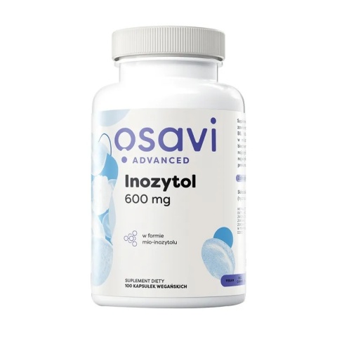 Osavi Inozytol 600 mg 100 wegańskich kapsułek Osavi Inozytol 600 mg 100 wegańskich kapsułek