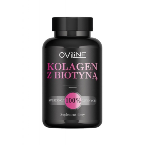 Oviline Kolagen z biotyną 60 kapsułek Oviline Kolagen z biotyną 60 kapsułek
