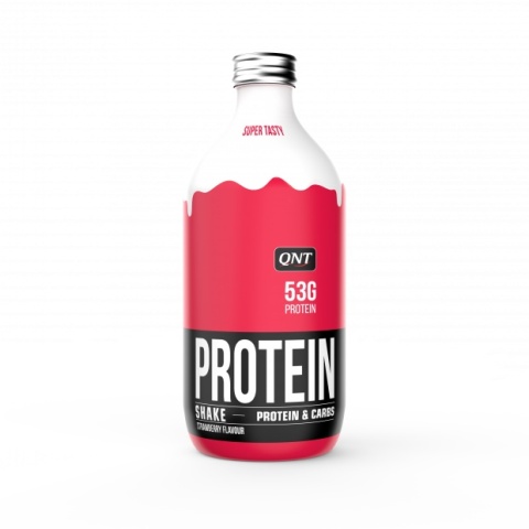 QNT Protein Shake Napój białkowy 500ml o smaku truskawkowym QNT Protein Shake Napój białkowy 500ml o smaku truskawkowym