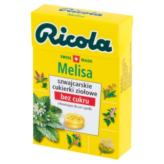 Ricola Cukierki bez cukru Melisa 27,5g