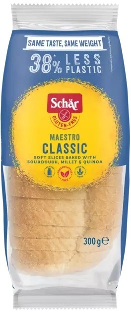 Schar Chleb biały Maestro Classic 300 g Schar Chleb biały Maestro Classic 300 g