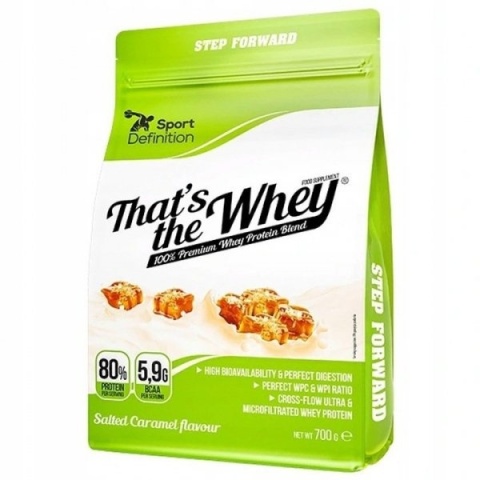 Sport Definition That's The Whey 700g o smaku słonego karmelu Sport Definition That's The Whey 700g o smaku słonego karmelu