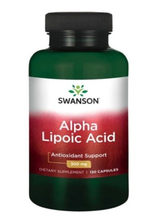 Swanson ALA kwas alfa liponowy 300 mg 120 kapsułek