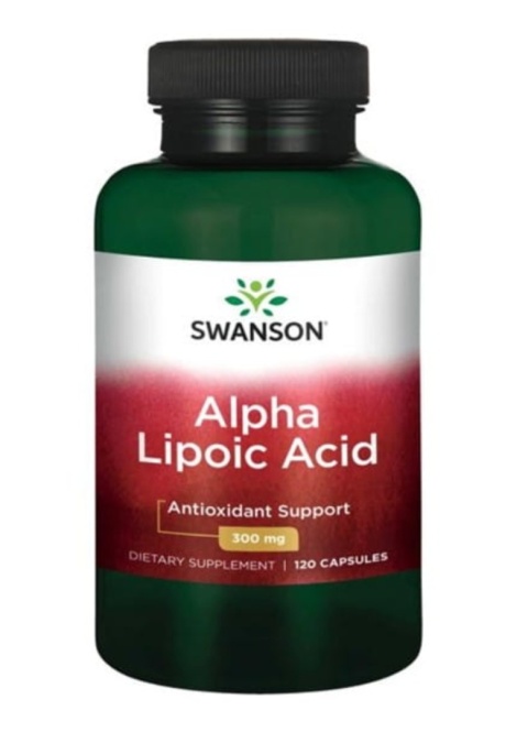 Swanson ALA kwas alfa liponowy 300 mg 120 kapsułek Swanson ALA kwas alfa liponowy 300 mg 120 kapsułek