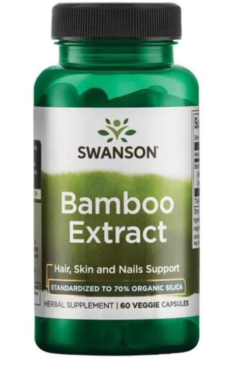 Swanson Bamboo extract 300 mg 60 kapsułek Swanson Bamboo extract 300 mg 60 kapsułek