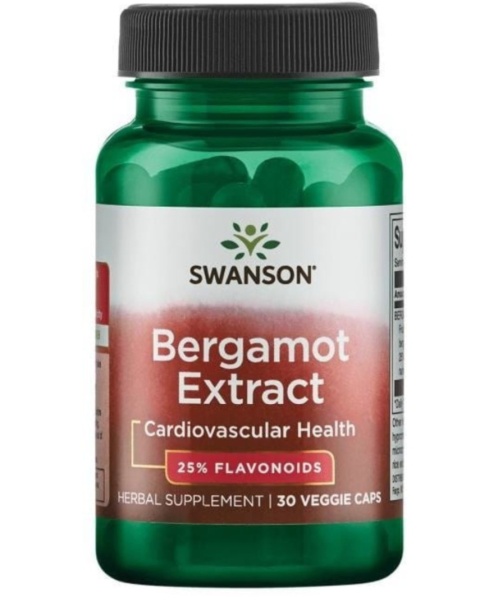 Swanson Bergamot extract 30 kapsułek Swanson Bergamot extract 30 kapsułek