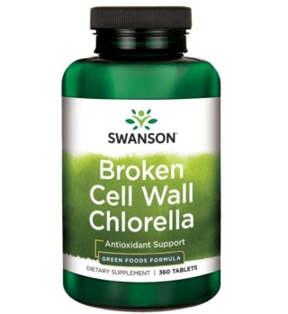 Swanson Chlorella Broken Cell Wall 360 tabletek