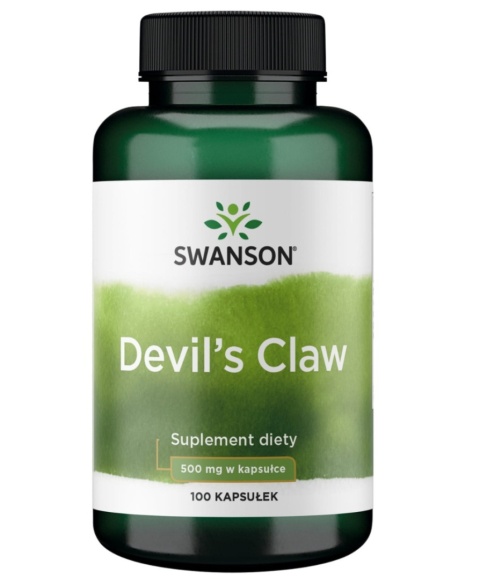 Swanson Devil's claw 500 mg 100 kapsułek Swanson Devil's claw 500 mg 100 kapsułek