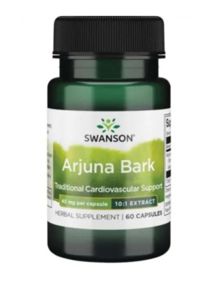Swanson FS Arjuna bark 10:1 extract 40 mg 60 kapsułek