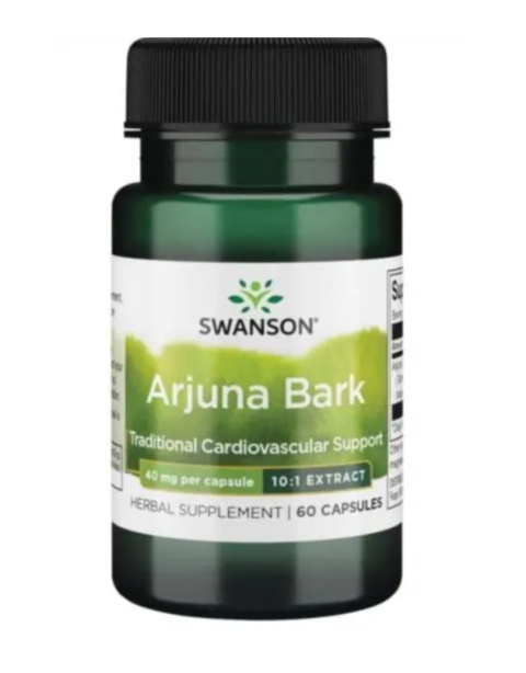Swanson FS Arjuna bark 10:1 extract 40 mg 60 kapsułek