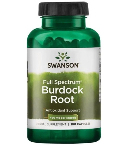 Swanson Full Spectrum Burdock Root 460 mg 100 kapsułek Swanson Full Spectrum Burdock Root 460 mg 100 kapsułek