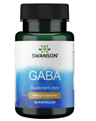 Swanson GABA 250 mg 60 kapsułek