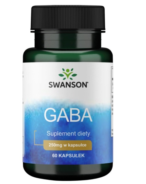 Swanson GABA 250 mg 60 kapsułek Swanson GABA 250 mg 60 kapsułek