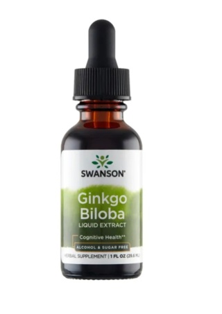 Swanson Ginkgo Biloba liquid ekstrakt 29,6 ml
