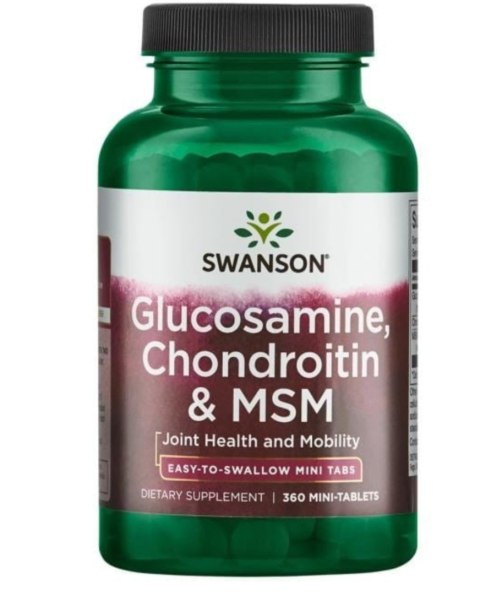 Swanson Glucosamine Chondroitin MSM 360 mini-tabletek Swanson Glucosamine Chondroitin MSM 360 mini-tabletek