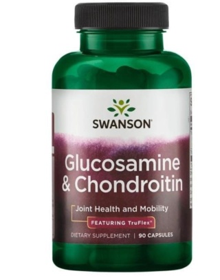 Swanson Glukozamina z Chondroityną 90 kapsułek