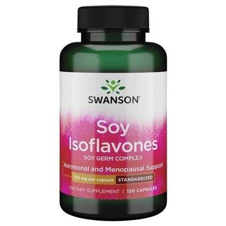Swanson Izoflawony sojowe 120 kapsułek Swanson Izoflawony sojowe 120 kapsułek