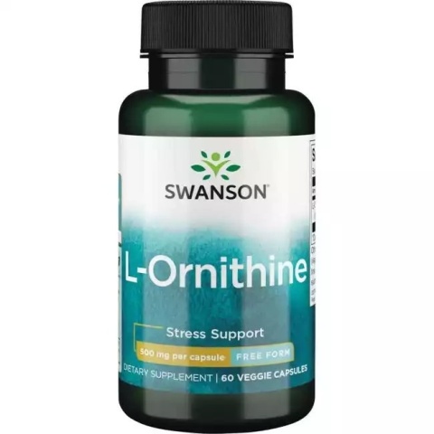 Swanson L-Ornityna 500 mg 60 kapsułek Swanson L-Ornityna 500 mg 60 kapsułek