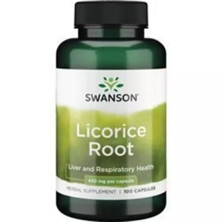 Swanson Licorice Root Lukrecja 450 mg 100 kapsułek